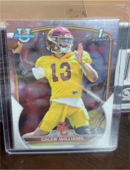 2022 Bowman University Chrome #50 Caleb Williams — front