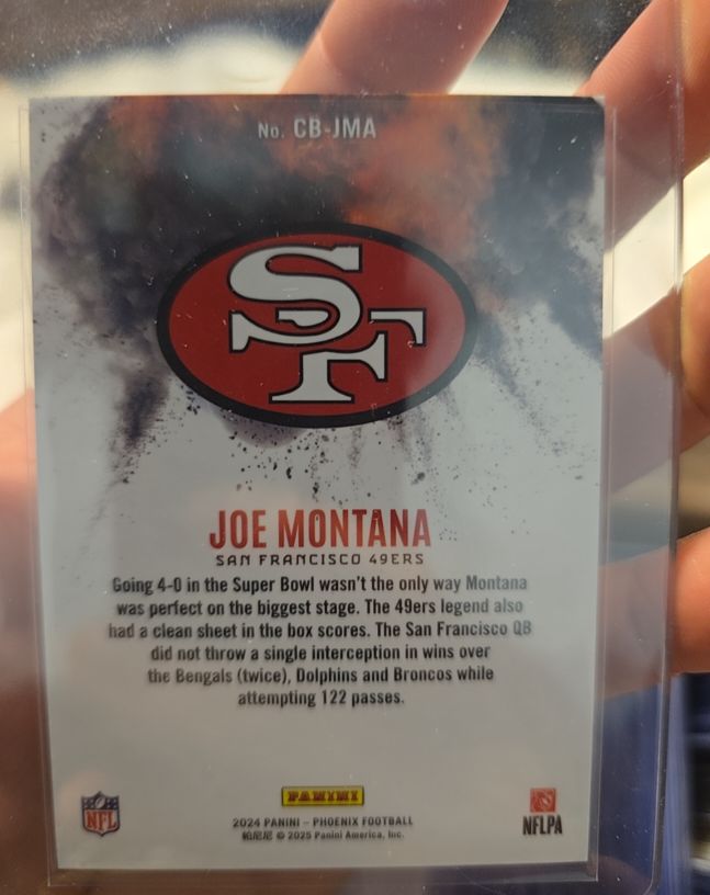 2024 Panini Phoenix Football #CB-JMA Joe Montana — front