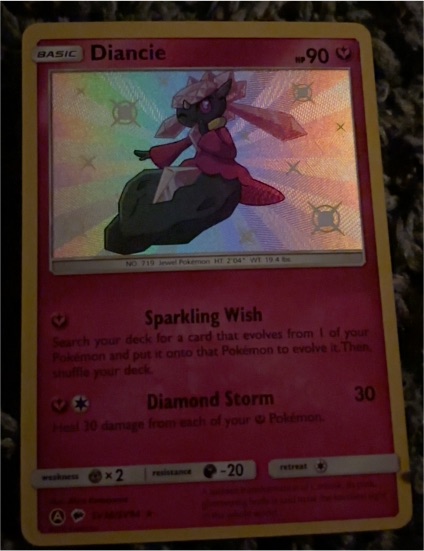 2019 Pokémon Hidden Fates SV36 Diancie — front