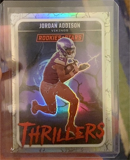 2025 Panini Rookies & Stars #18 Jordan Addison Thrillers Silver — front