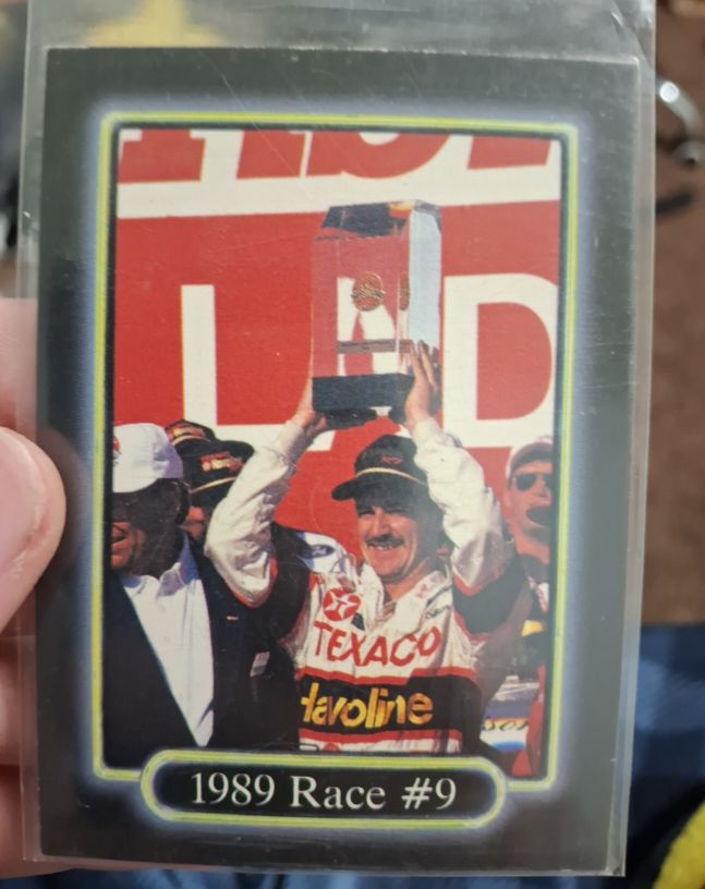 1990 Maxx #175 1989 Race #9 Davey Allison — front