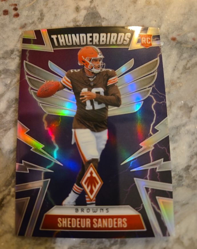 2025 Panini Phoenix Thunderbirds #13 Shedeur Sanders Rookie — front
