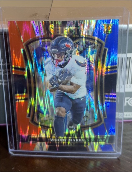 2025 Panini Select #135 Woody Marks RC Premier Level — front