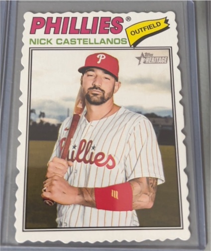 2026 Topps Heritage #363 Nick Castellanos — front