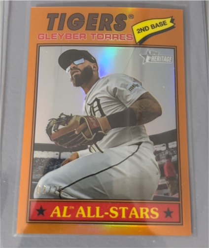 2026 Topps Heritage #243 Gleyber Torres AL All-Stars Chrome — front
