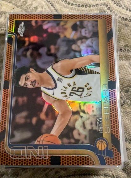 2025-26 Topps Chrome #94 Ben Sheppard — front