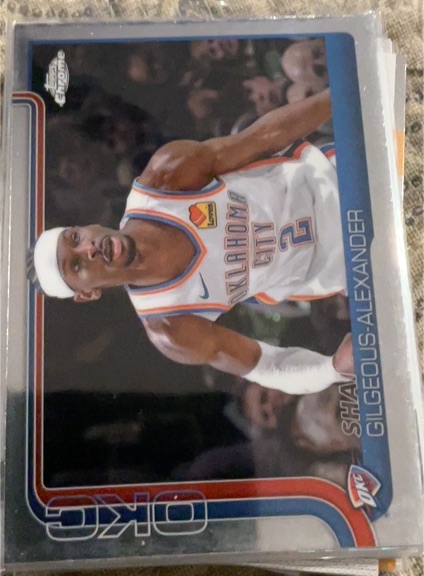 2025-26 Topps Chrome #141 Shai Gilgeous-Alexander — front