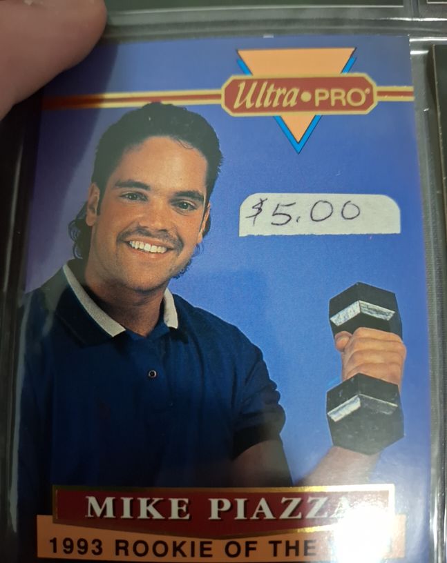 1994 Ultra Pro #5 Mike Piazza 1993 Rookie of the Year — front