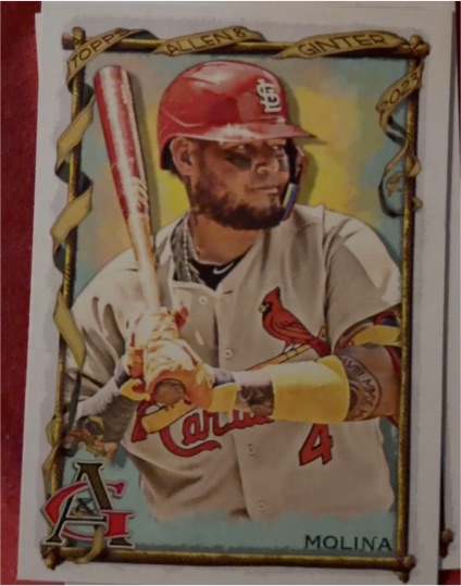 2023 Topps Allen & Ginter #75 Yadier Molina — front