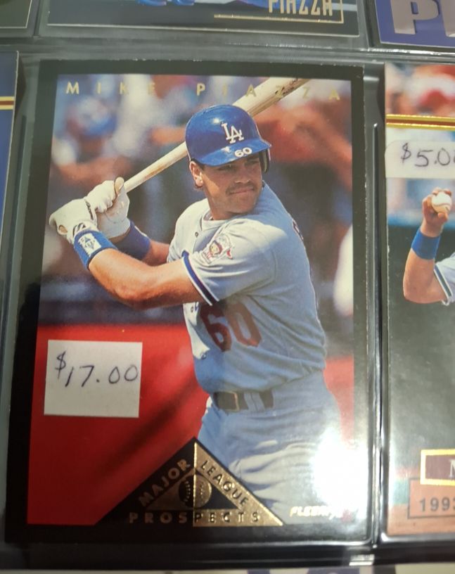 1993 Fleer Major League Prospects #13 Mike Piazza — front