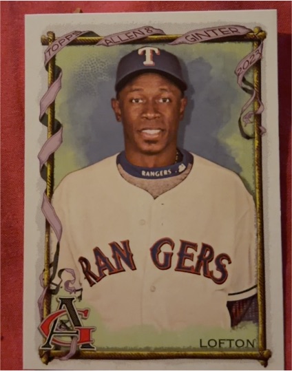 2023 Topps Allen & Ginter #346 Kenny Lofton — front