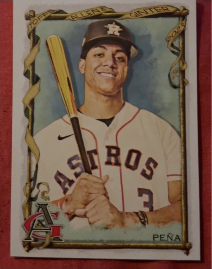 2023 Topps Allen & Ginter #122 Jeremy Peña — front