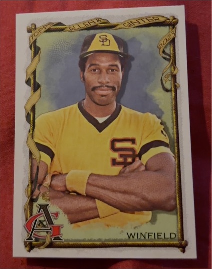 2023 Topps Allen & Ginter #312 Dave Winfield — front