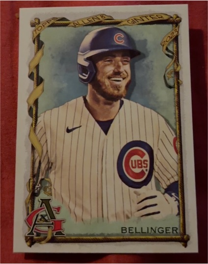 2023 Topps Allen & Ginter #102 Cody Bellinger Chicago Cubs — front
