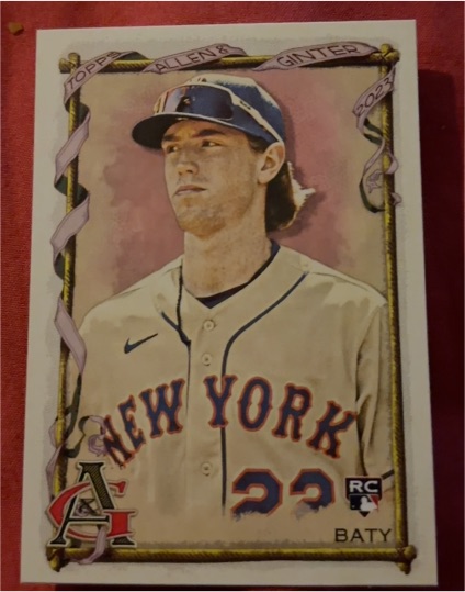 2023 Topps Allen & Ginter #80 Brett Baty — front