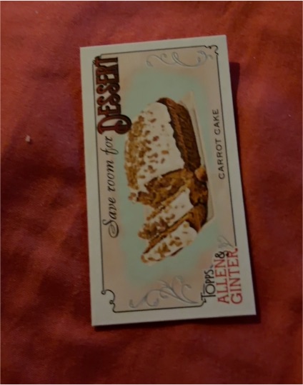 2023 Topps Allen & Ginter #SRFD-14 Carrot Cake — front
