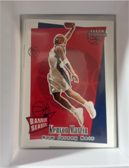 2003-04 Fleer Tradition #254 Kenyon Martin Banner Season — front