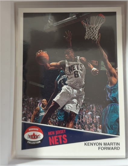 2001-02 Fleer Shoebox #123 Kenyon Martin — front