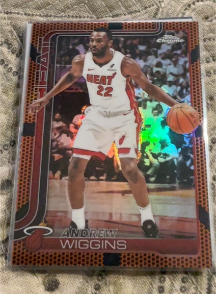 2025-26 Topps Chrome #180 Andrew Wiggins — front