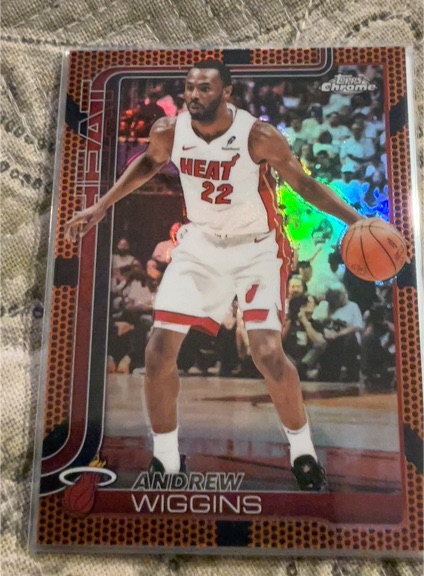 2025-26 Topps Chrome #180 Andrew Wiggins — front