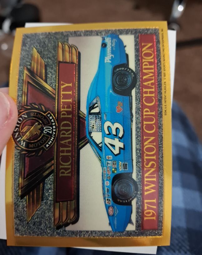 1991 Maxx Winston 20th Anniversary Foils #1971 Richard Petty — front
