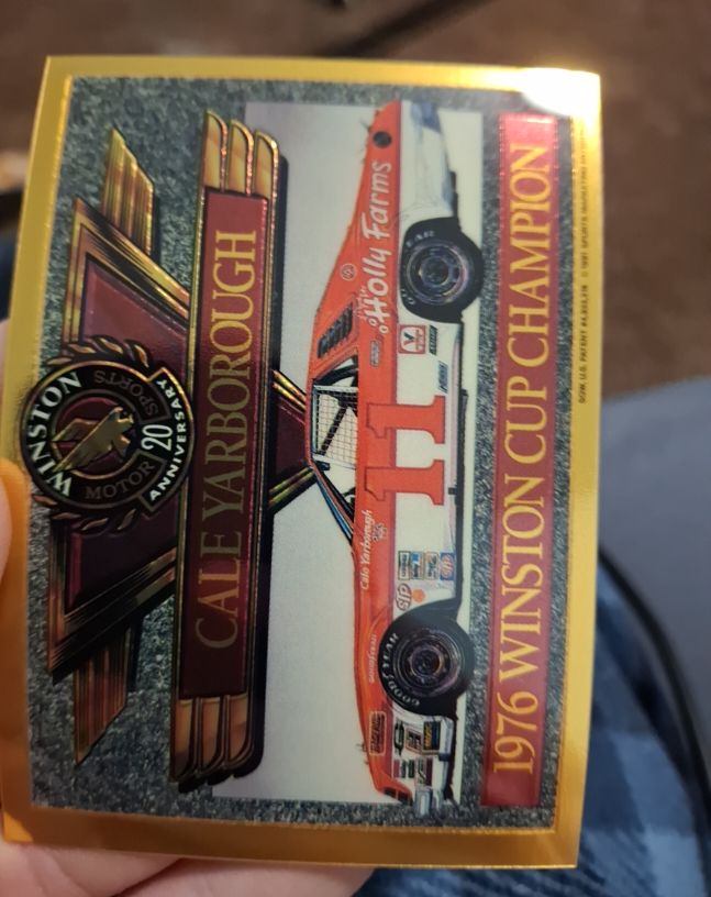 1991 Maxx Winston 20th Anniversary Foils #11 Cale Yarborough — front
