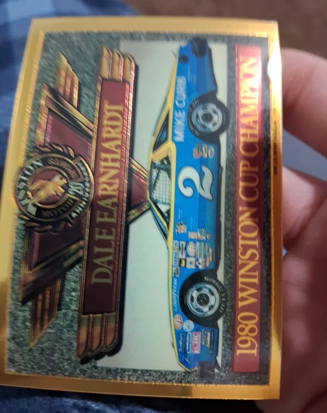 1991 Maxx Winston 20th Anniversary Foils #NNO Dale Earnhardt 1980 — front