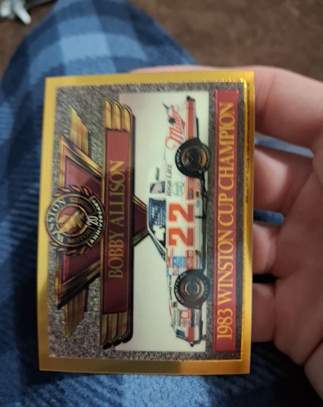 1991 Maxx Bobby Allison 20th Anniversary 1983 Winston Cup Champion Gold Foil — front