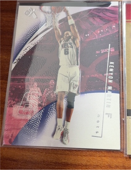 2003-04 Upper Deck E-X #38 Kenyon Martin — front