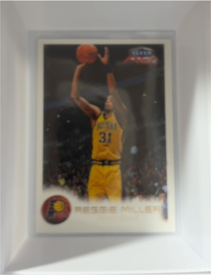 1999-00 Fleer Focus #21 Reggie Miller — front