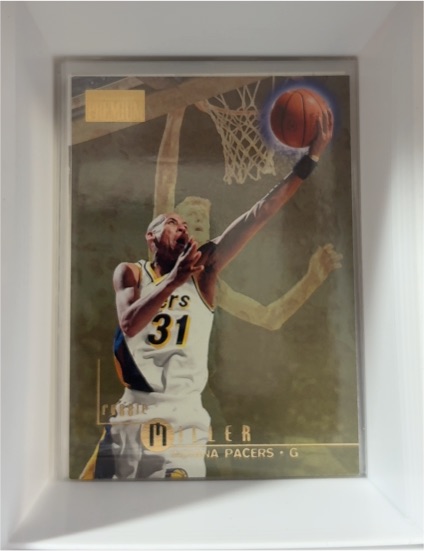 1996-97 SkyBox Premium #49 Reggie Miller — front