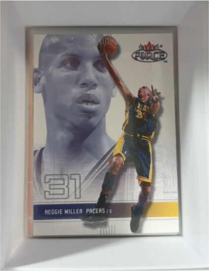 2001-02 Fleer Force #71 Reggie Miller — front