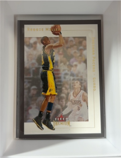 2001-02 Fleer Premium #63 Reggie Miller — front