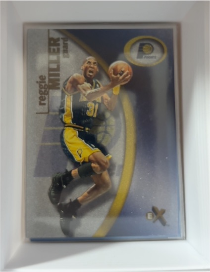 2000-01 Skybox E-X #32 Reggie Miller — front