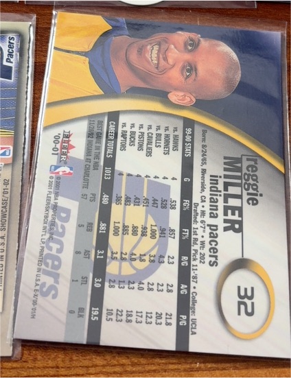 1999-00 Fleer #32 Reggie Miller — front