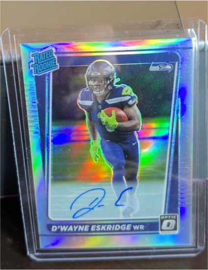 2021 Donruss Optic #219 D'Wayne Eskridge — front