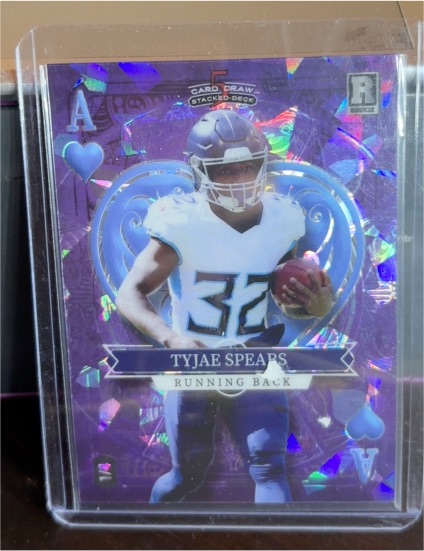 2023 Wild Card 5 Card Draw Stacked Deck #SD-TS Tyjae Spears — front
