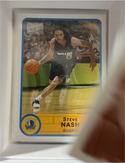 2003-04 Topps Bazooka #72 Steve Nash — front
