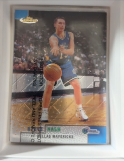 1999-00 Topps Finest #203 Steve Nash — front
