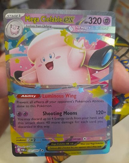 2015 Pokémon Perfect Order #31 Mega Clefable ex — front
