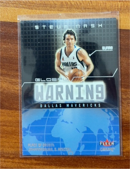 2002-03 Fleer Genuine Global Warning #GW6 Steve Nash — front