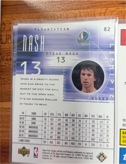 2002 Upper Deck #82 Steve Nash — front