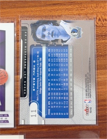 2002 Fleer Hot Prospects #119 Steve Nash — front