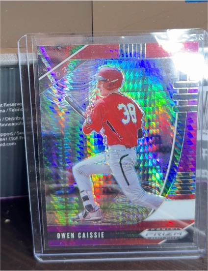 2020 Panini Prizm Draft Picks #PDP45 Owen Caissie — front