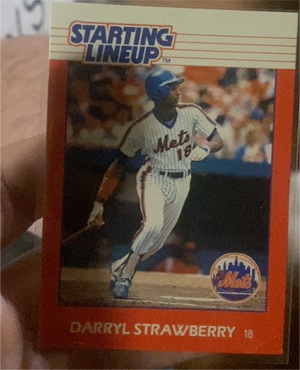 1988 Kenner Starting Lineup #18 Darryl Strawberry — front