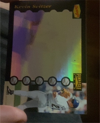 1996 Pinnacle Denny's Holograms #26 Kevin Seitzer — front