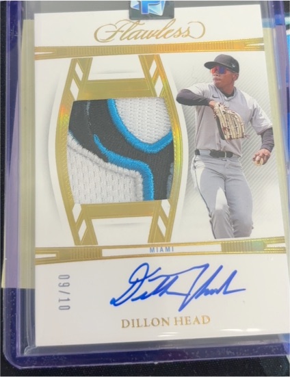 2025 Panini Flawless #09/10 Dillon Head — front