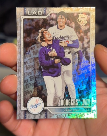 2026 Topps Series 1 #265 Dodgers Duo Shohei Ohtani & Yoshinobu Yamamoto — front