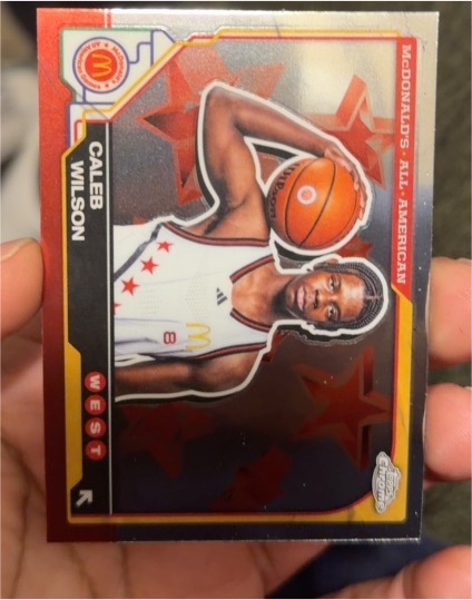 2025 Topps Chrome McDonald's All American #48 Caleb Wilson — front