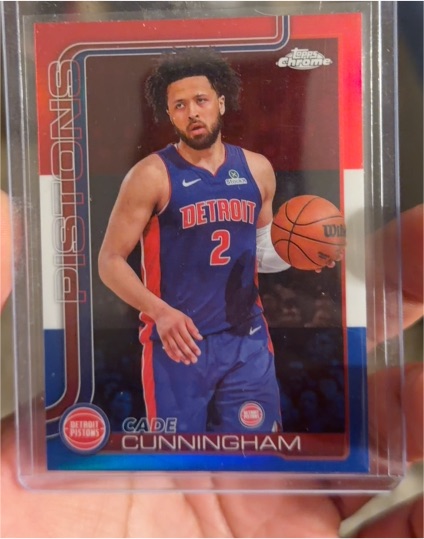 2025 Topps Chrome #88 Cade Cunningham — front